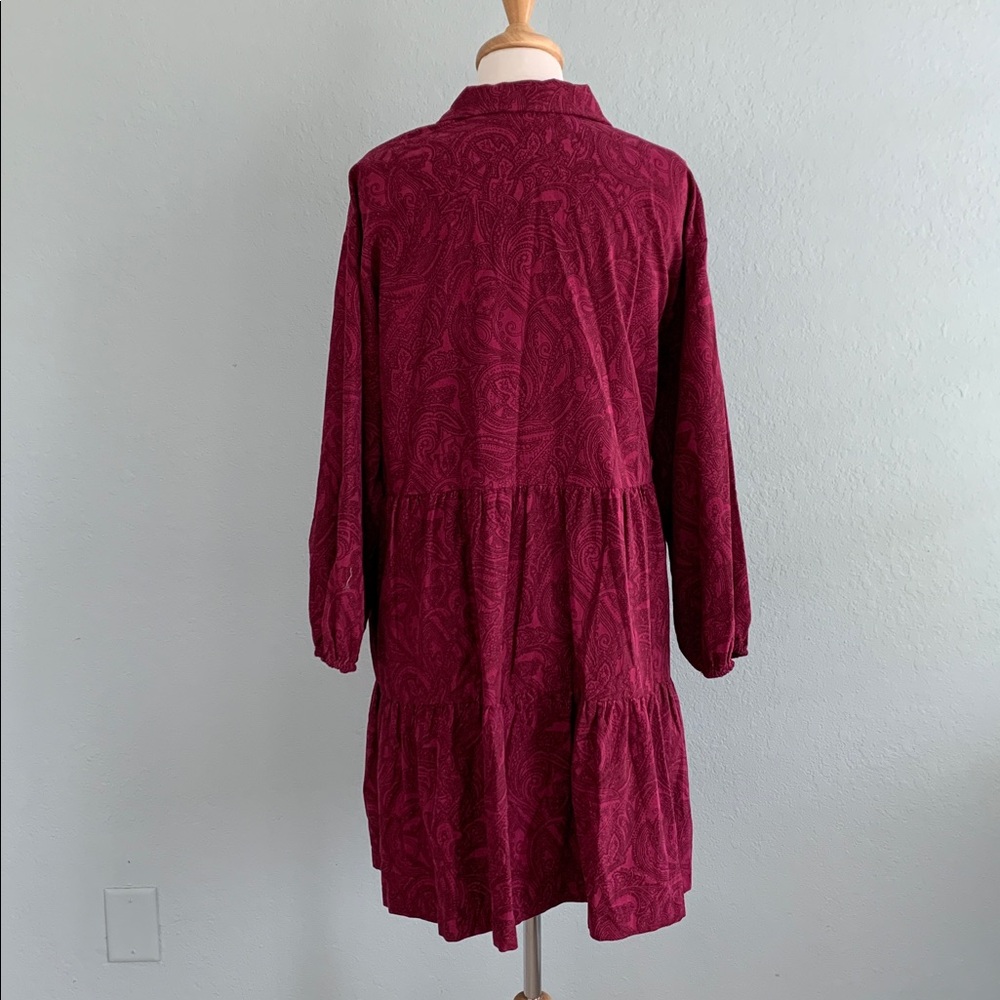 Anthro Maeve Bettina Corduroy Shirt Dress - Picture 8 of 13